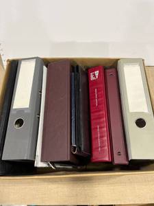 lot 1351 image: A box of binders