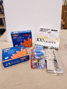 lot 1402 image: Outdoor Christmas lights