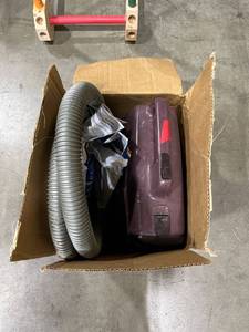 lot 1478 image: Eureka mighty mite vacuum cleaner with attachments and bags