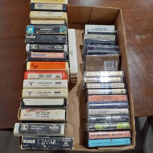 lot 1544 image: 8 track tapes and cassettes