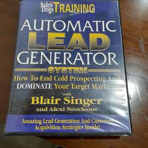 lot 1545 image: Amazing lead generation and customer acquisition strategies by Blair Singer on CDs