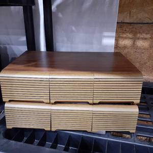 lot 1546 image: Cassette tapes with storage unit