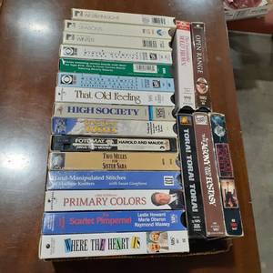 lot 1547 image: VHS tapes