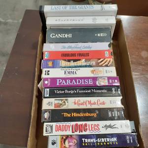 lot 1548 image: VHS tapes