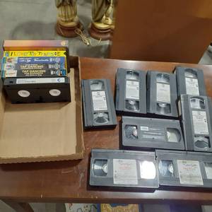 lot 1549 image: VHS tapes.