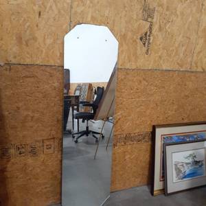 lot 1557 image: Wall mirror 61 x 17