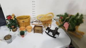lot 2128 image: Doll furniture and accessories