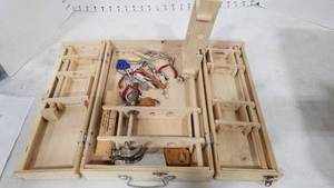 lot 2177 image: Miniature tool kit with tools