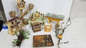 lot 2182 image: Doll furniture and accessories