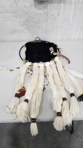lot 2203 image: Sun catcherdream catcher 32 x 14