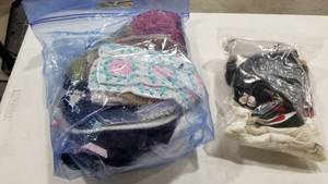 lot 2221 image: Doll clothes and blankets