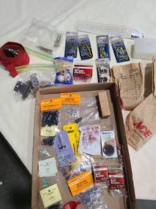 lot 4069 image: Picture hangers, spade terminals, hooks, more