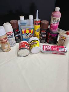 lot 4080 image: Primer, stripper, wood filler, more
