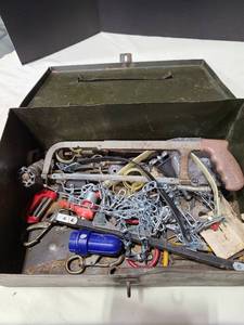 lot 4121 image: Toolbox with contents