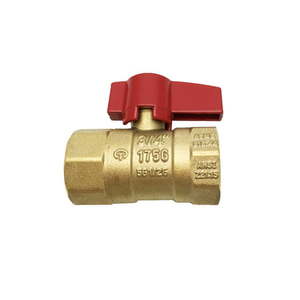 lot 2823 image: THEWORKS Brass Threaded Gas Ball Valve