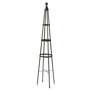 lot 2835 image: Achla Designs Wrought Iron Garden Obelisk