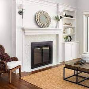 lot 2863 image: Pleasant Hearth Fireplace Glass Door