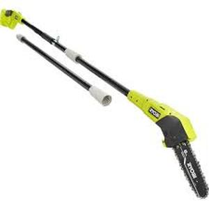 lot 2853 image: RYOBI Electric ONE 18-Volt Cordless Tree Trimmer Telescoping Pole Saw