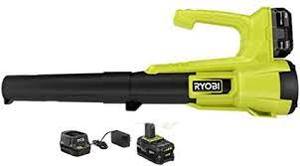 lot 2887 image: RYOBI ONE 18-Volt Lithium-Ion Cordless Blower