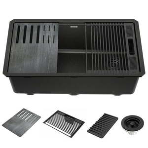lot 3116 image: Delta Everest Undermount Workstation Kitchen Sink