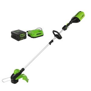 lot 6146 image: Greenworks PRO 60-Volt Battery Cordless TORQDRIVE Brushless String Trimmer