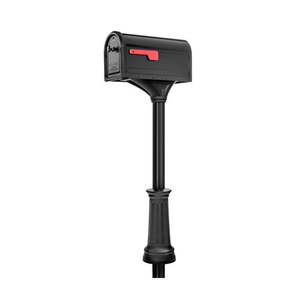 lot 6150 image: Roxbury Post Mount Mailbox &amp Post Combo