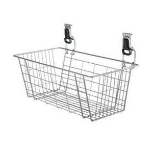 lot 6161 image: Rubbermaid FastTrack Garage Steel Wire Mesh Basket