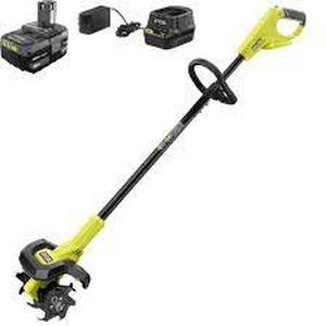 lot 6129 image: RYOBI 18V ONE Cordless Battery Cultivator Kit