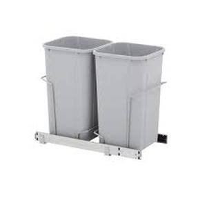lot 6149 image: Home Decorators Collection Soft-Close Pull-Out Waste &amp Recycling Center