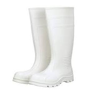 lot 6167 image: Premium Steel Toe PVC Mens Boots (Size 8)