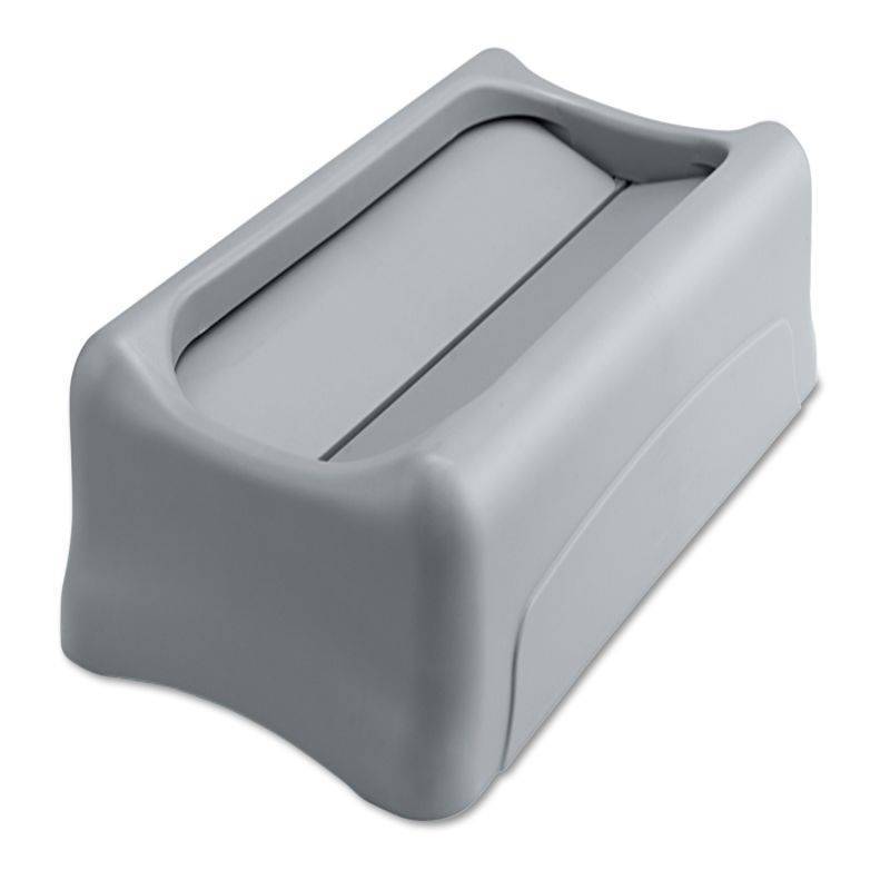 lot 3737 image: Rubbermaid Slim Jim Swing Top Trash Can Lid