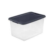lot 5028 image: Sterilite Clear Latching Storage Boxes (2 COUNT)