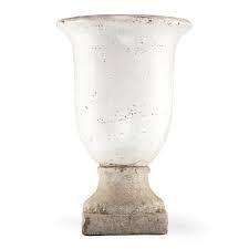 lot 6046 image: Zentique Stoneware Large Decorative Vase