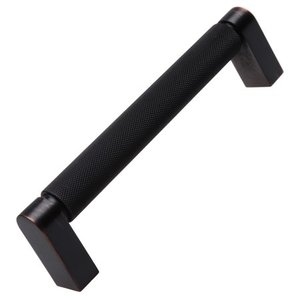 lot 9896 image: GlideRite Screw Spacing Solid Knurled Bar Pulls (10 COUNT)