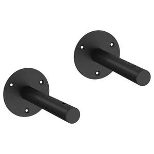 lot 9909 image: Liberty Steel Post Style Decorative Shelf Brackets (2 COUNT)