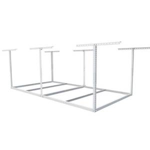 lot 9934 image: FLEXIMOUNTS Adjustable Height Overhead Garage Storage Rack