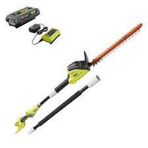 lot 9939 image: RYOBI 40-Volt Cordless Battery Pole Hedge Trimmer