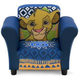lot 33352 image: The Lion King Kids Upholstered Chair by Delta Children