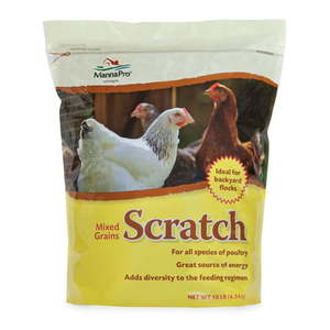 lot 33366 image: Manna Pro Mixed Grains Scratch Chicken Feed 10 lbs