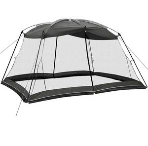 lot 73931 image: Superrella Screen House 13x9 Ft Canopy Tent Sun Shade Shelter Perfect for Outdoor Activities - Shale Gray