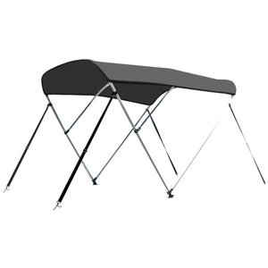 lot 73940 image: Leader Accessories 12 Colors 3 Bow Bimini Top Boat Cover Includes Mounting Hardwares with 1 Inch Aluminum Frame