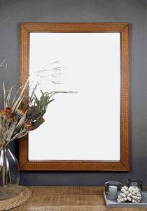 lot 73948 image: $$ SORBARIA Natural Woven Rattan Frame Rectangular Mirror Large 30 x 40, Dark Caramel Color, MCM and Natural Style