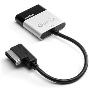 lot 30821 image: Bovee tune2air Bluetooth Car Kit for Audi, VW, MB - Music Interface Adaptor for in car iPod Integration (WMA3000A AMIMDIMMI Connector)