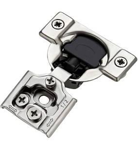 lot 30828 image: Ravinte 60 - Pack 30 - Pairs 12 inch Overlay Soft Close Hinges for Kitchen Cabinet Hinges Satin Nickel Hidden Hinges Stainless Steel Concealed Hinge self Closing