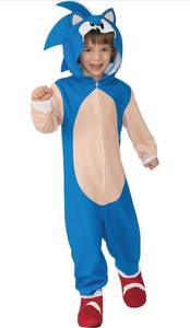lot 30836 image: Rubies Childs Costume Sonic Oversized Jumpsuit Costume, As Shown, Small US