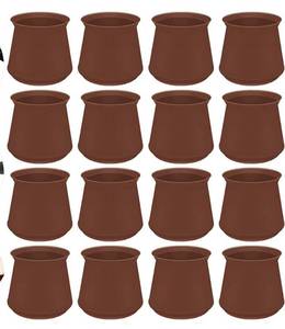lot 38498 image: Small Chair Leg Protectors - Bag of 16 - Lot of 4 Bags