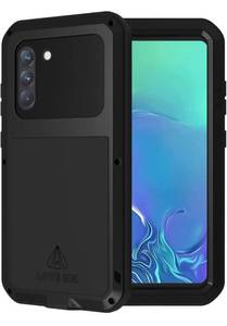 lot 38504 image: LOVE MEI Military Rugged Case For Samsung Galaxy S21 FE 5G, with Tempered Glass Screen Protector, Shockproof Dustproof