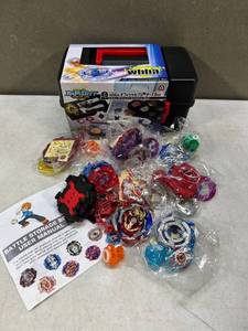 lot 38528 image: Battling Top Bey Battle Burst Gyros Game Toys Set 8 Spinning Tops