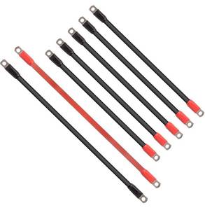 lot 38543 image: Golf Cart Battery Cables Wiring Kit for EZGO TXT 1994 & UP 36 & 48 Volt with 4 Gauge 7 PC ACDC Wire Golf Cart Battery Cable Set