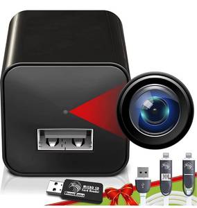 lot 30865 image: Spy Camera Charger  Hidden Camera  Mini Spy Camera 1080p  USB Charger Camera  Hidden Spy Camera  Hidden Nanny Cam  Hidden Spy Cam  Hidden Cam  Surveillance Camera Full HD